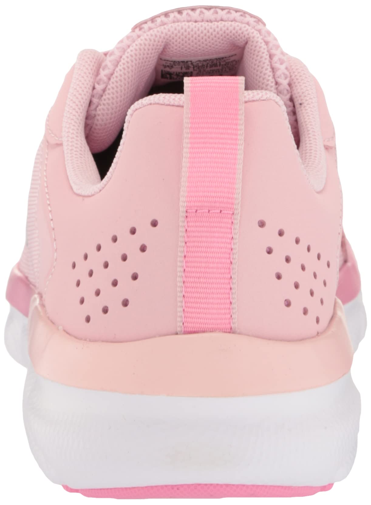 Under Armour Girls' Grade School Assert 9 Sneaker, (601) Prime Pink/Flamingo/Metallic Silver, 6.5 Big Kid