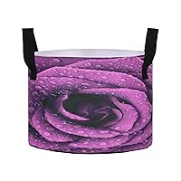 Purple Dark Rose Grow Bags 10 Gallon Fabric Pots with Handles Heavy Duty Pots for Plants Aeration Fabric Pots Nonwoven Plant Grow Bag for Potato Fruits Flowers Tomato Garden
