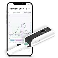Inito Fertility Monitor & Hormone Tracker for Women | Estrogen, LH, PdG (Urine Metabolite of progesterone), FSH | Predict & Confirm Ovulation | Includes 15 Test Strips (iPhone 15)
