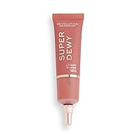 Makeup Revolution Superdewy Liquid Blusher, Highly Pigmented, Buildable Formula, Flushing For You 15 ml