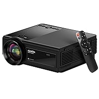 4K Projector with 5G WiFi and Bluetooth, 12000 Lumens Portable Native 1080P Mini Projector for iPhone/Android, Outdoor Movie Projectors for Home Theater,Supported HDMI USB