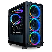 Empowered PC Stratos Micro Gaming Desktop - RTX 3070 (> 4060 TI), Intel 20 Core i7-14700KF (~ i9-13900K), 32GB DDR5 RAM, 512GB NVMe SSD + 2TB HDD, WiFi, W11H - Liquid Cooled RGB Gamer Computer