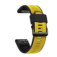 26 22MM Silicone Quick Release Watchbands Straps for Garmin Fenix 6X 6 Pro Smart Watch Easyfit Wrist Band 5 5X Plus 3HR Bracelet (Color : Colour F, Size : Forerunner 935 945)