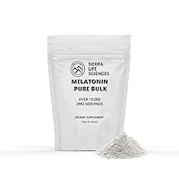 Melatonin | Natural Sleep Aid Bulk Powder | Custom Dose 2mg - 5mg Replace Capsules (20g - 10,000 Doses)