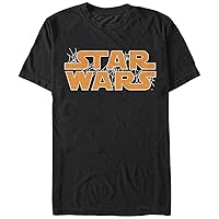 Star Wars Licensed Halloween Web Logo Men's Tee, black, xxxxx-large