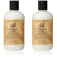 Bumble and Bumble Conditioner, Creme de Coco, 250 ml, white and orange 8 Fl Oz (Pack of 2)