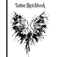 Tattoo Sketchbook: Tattoo Inked Sketchbook Journal with Placement, Palette, and Design Details