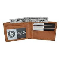 Leatherboss Men's Ultra Slim Bifold Wallet - 3.9