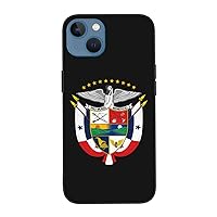 Coat of Arms of Panama Phone Shell Anti Scratch Shockproof Silikon Phone Case, Phone Cases for iPhone 13 Mini 5.4 inch and iPhone 13 6.1 inch White