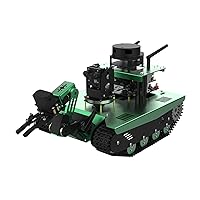 Yahboom Transbot II Robot Chassis Kit with High Definition Camera and 3-DOF Robotic Arm, Suitable for AI Research and Autonomous Driving Projects (Jetson Nano NOT Include)