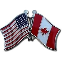 AES Wholesale Pack of 50 USA American & Canada Country Flag Bike Hat Cap lapel Pin