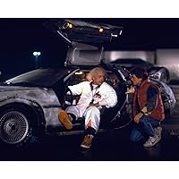 Back To The Future (1985) Michael J Fox, Christopher Lloyd 10x8 Photo