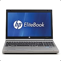 HP EliteBook 8560P 15.6 Inch Business PC, Intel Core i5-2410M up to 2.9GHz, 8G DDR3, 320G, DVDRW, VGA, DP, Windows 10 Pro 64 Bit Multi-Language Support English/French/Spanish (Renewed)