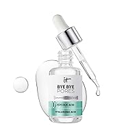IT Cosmetics Bye Pores 10% Glycolic Acid Serum - Visibly Minimizes In 1 Week & Exfoliates to Help Refine Skin’s Texture With Hyaluronic Vegan Formula fl oz