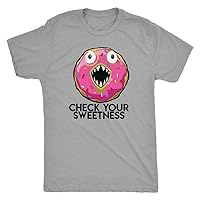 Check Your Sweetness - Funny Diabetic Themed T-Shirt Design About The Evils of Sugar