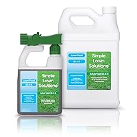 Simple Lawn Solutions 16-4-8 32 Ounce + 16-4-8 1 Gallon Bundle - Liquid Lawn Food Fertilizer