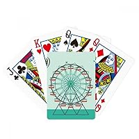 Green Amusement Park Circus Pattern Poker Playing Magic Card Fun Board Game