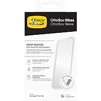OtterBox Google Pixel 8A Glass Screen Protector, Scratch Protection, Flawless Clarity, Fingerprint Resistant Clear