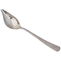 Mercer Culinary 18-8 Stainless Steel Saucier Spoon with Tapered Spout, 8-1/2 Inch,Silver