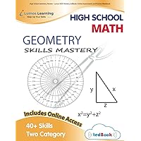 High School Geometry Review - Lumos Skills Mastery tedBook: Online Assessments and Practice Workbook