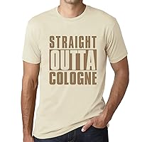 Men's Graphic T-Shirt Straight Outta Cologne Eco-Friendly Limited Edition Short Sleeve Tee-Shirt Vintage
