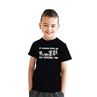 Youth If Zombies Chase Us I'm Tripping You Funny Halloween Tshirt for Kids