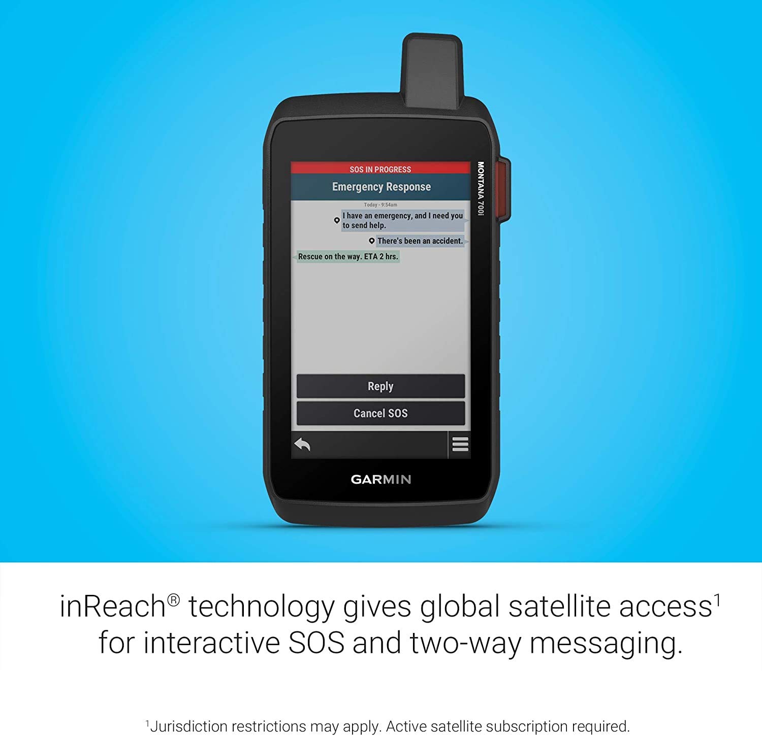 Garmin Montana 700i Rugged GPS Touchscreen Navigator with inReach Technology with Included Wearable4U Ultimate E-Bank Bundle
