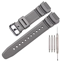 Resin watch strap Compatible with Casio AE1200WH AE-1000W SGW-300H AQ-S800W W-800H Men's Waterproof Rubber Band Replacement Bracelet