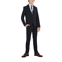 Kenneth Cole REACTION Slim Fit Suit: Formal Jacket & Pants Set for Boys, Sizes 8-20