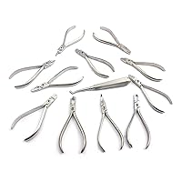Set of Orthodontic Instruments of 12 Pieces - Stainless Steel
