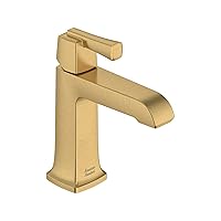 American Standard 7353101.GN0, Townsend Single Hole Single-Handle Bathroom Faucet 1.2 GPM , Brushed Cool Sunrise (Gold)