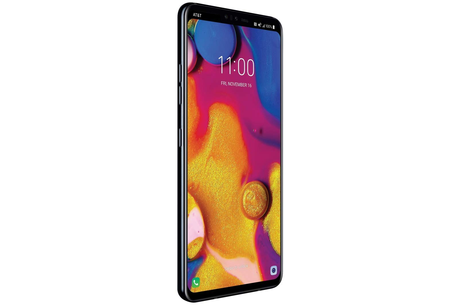 LG V40 ThinQ 64GB GSM Unlocked (AT&T/T-Mobile) 5-Camera Smartphone w/ 6.4