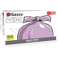 Sassy 250ct Diaper Sacks- Lavender