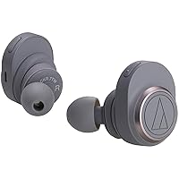 Audio-Technica ATH-CKR7TW True Wireless In-Ear Headphones, Gray