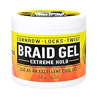 AllDay Locks Braid Gel | Extreme Hold, Smooths & Tames Frizz | No Flaking or Drying | High Shine, Long Lasting for Braids, Locks, Twists, Cornrows | 15 oz