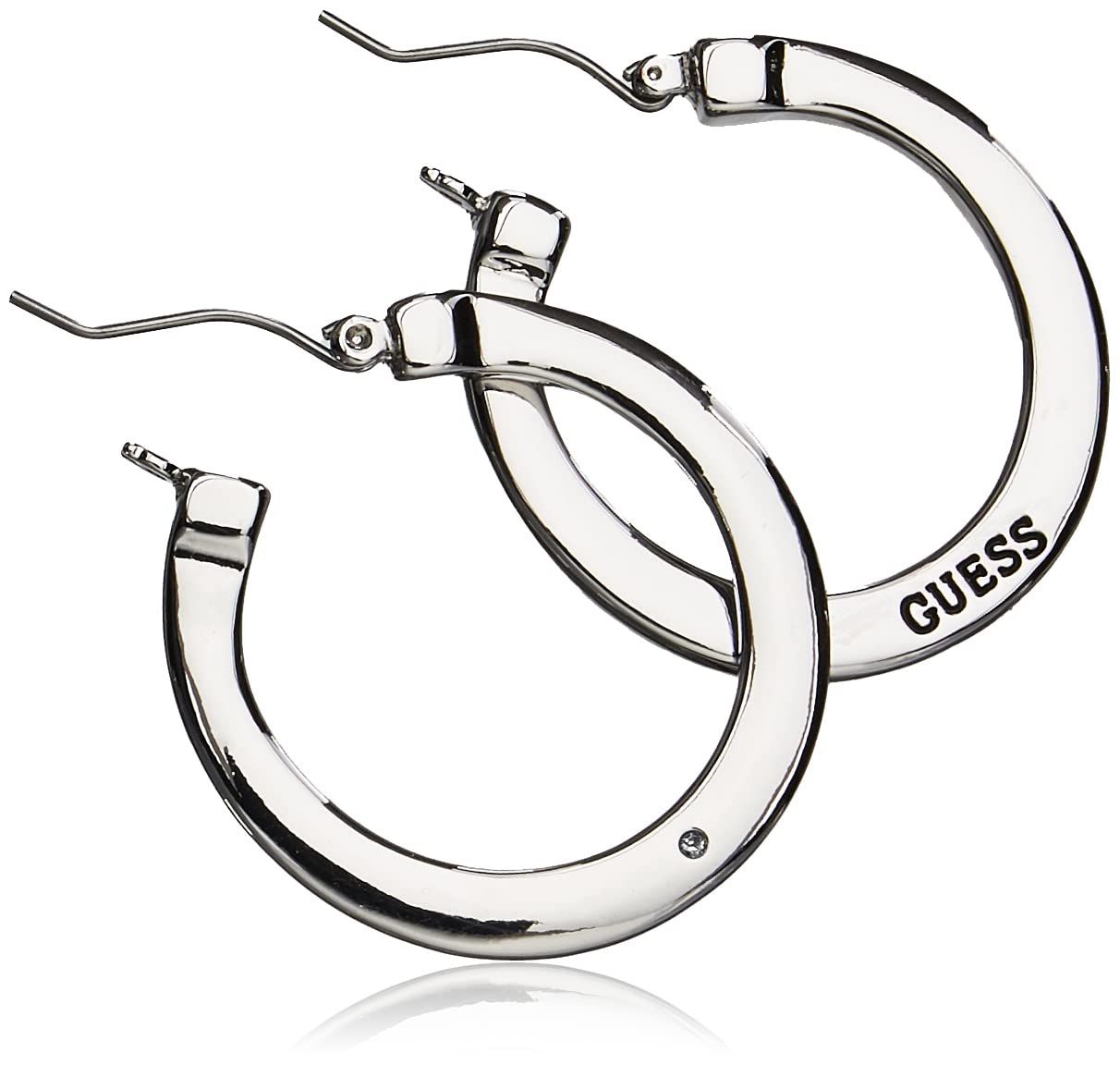 GUESS Basic Logo Hoop Earrings