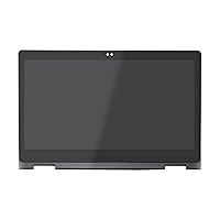 LCDOLED Replacement 13.3 inches B133HAB01.0 NV133FHM-A11 FullHD LCD Display Touch Screen Digitizer Assembly with Bezel for Dell Inspiron 13 5368 i5368 5378 i5378 5379 i5379 CD3Q3C2 (2D Webcam Holes)