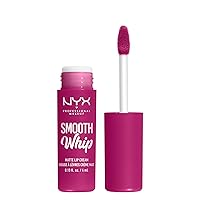NYX PROFESSIONAL MAKEUP Smooth Whip Matte Lip Cream, Long Lasting, Moisturizing, Vegan Liquid Lipstick - Bday Frosting (Violet Red)