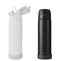 Insulated Water Bottle 18oz Stainless Steel Thermos for Hot Drinks