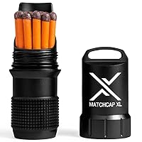 EXOTAC - MATCHCAP XL Waterproof Camping Match Kit Holder with Integrated Striker