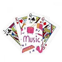 Trombone Guitar Music Instrument Pattern Poker Playing Magic Card Fun Board Game