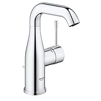 GROHE 2348500A Essence, Single Hole Single-Handle M-Size Bathroom Faucet 1.2 GPM, Chrome