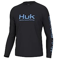 HUK Men's Pursuit Vented Long Sleeve, 30 UPF Fishing Shirt