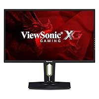ViewSonic XG2560 25 Inch FHD 1080p 240Hz 1ms Gsync Gaming Monitor with Eye Care Advanced Ergonomics HDMI and DP for Esports (Renewed)