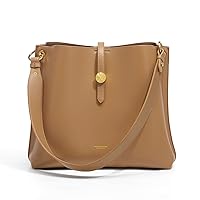 Cnoles Women Genuine Leather Designer Tote Bags Purses And Handbags For Women Fashion Ladies Top Handle Shoulder Satchel Bag