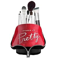 Mirabella Make It Pretty Professional Travel Brush Set and Travel Case