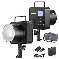 NEEWER Q4 400Ws 2.4G TTL Studio Flash [New Look] 1/8000 HSS 2800mAh Battery Powered Outdoor Strobe Photography Monolight with Carrying Bag, 30W Modeling Lamp/400 Full Power Flash/0.01-1.2s Recycling