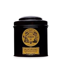 MARIAGE FRERES. Earl Grey French Blue 100g Loose Tea, Tin Caddy (1 Pack)