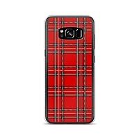 Samsung Case - Samsung Galaxy S8 Phone Case - Classic Red Tartan Plaid Fashion Design