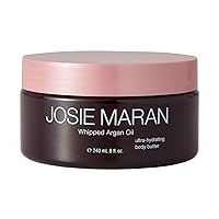 Josie Maran Whipped Argan Oil Face Butter - Anti Aging Face Cream & Redness Reducing Skin Care - Hydrating Daily Moisturizer with Shea Butter - Vegan & Cruelty-Free Formula - Unscented (1.69 oz)